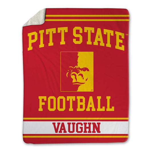 Pitt State - NCAA Football : Harrison Vaughn - Blanket-0