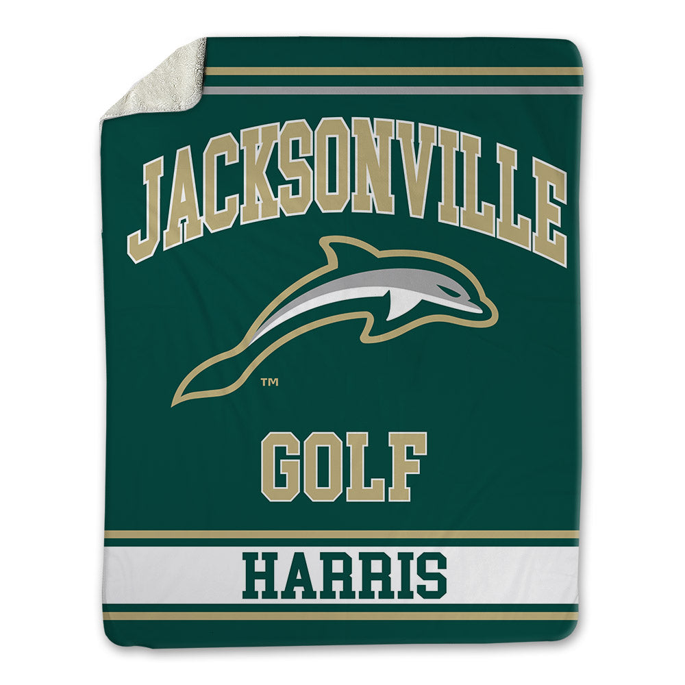 Jacksonville - NCAA Men's Golf : Will Harris - Blanket-0