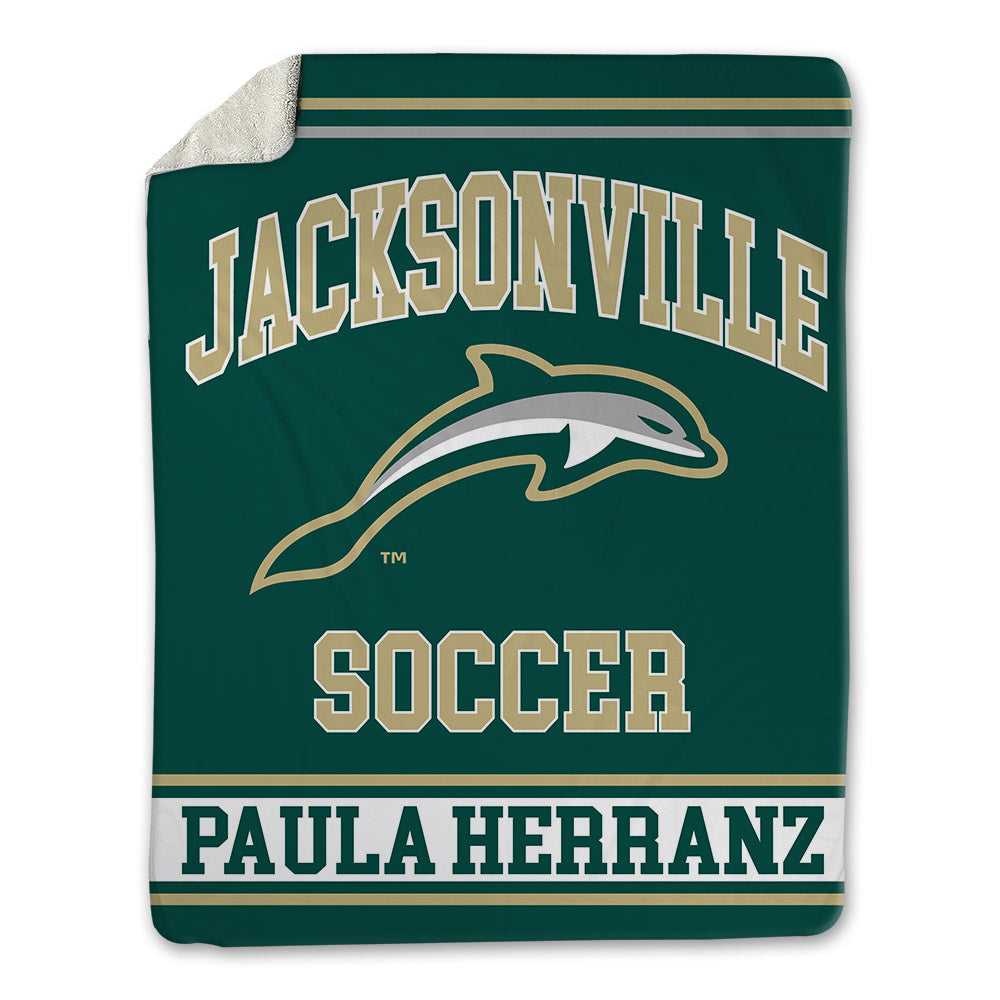 Jacksonville - NCAA Women's Soccer : Paula Paula Herranz - Blanket-0