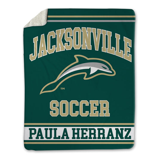 Jacksonville - NCAA Women's Soccer : Paula Paula Herranz - Blanket-0