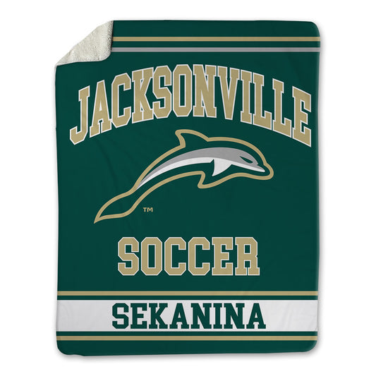 Jacksonville - NCAA Men's Soccer : Christian Sekanina - Blanket-0