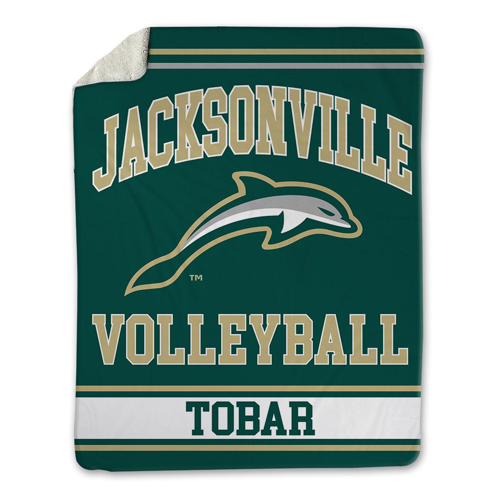 Jacksonville - NCAA Women's Volleyball : Ana Tobar - Blanket-0