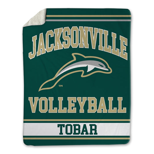 Jacksonville - NCAA Women's Volleyball : Ana Tobar - Blanket-0