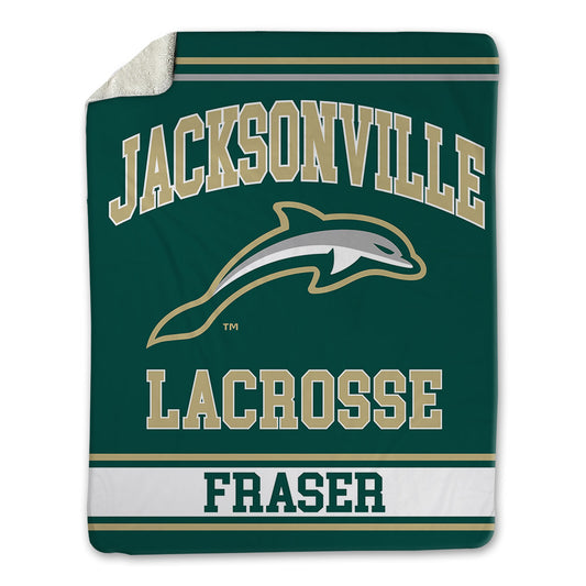 Jacksonville - NCAA Men's Lacrosse : Lucas Fraser - Blanket-0