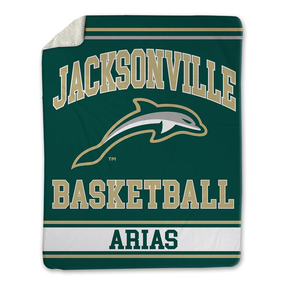 Jacksonville - NCAA Men's Basketball : Chris Arias - Blanket-0