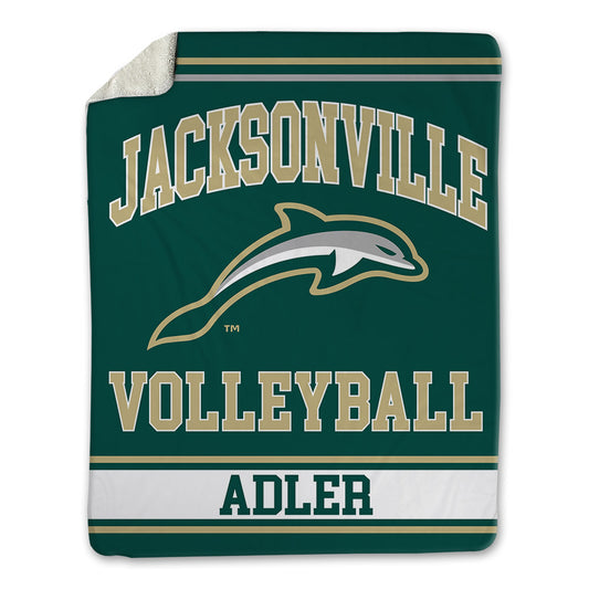 Jacksonville - NCAA Women's Volleyball : Kathryn Adler - Blanket-0