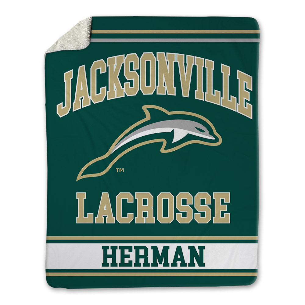 Jacksonville - NCAA Women's Lacrosse : Maddie Herman - Blanket-0