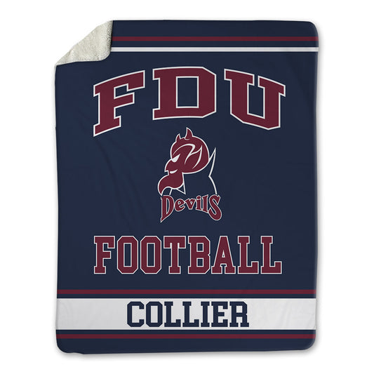 FDU Florham - NCAA Football : Anthony Collier - Blanket-0