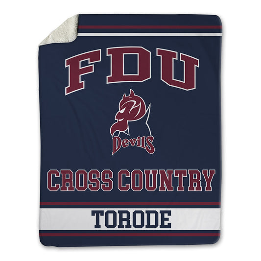 FDU Florham - NCAA Men's Cross Country : Emmanuel Torode Torode - Blanket-0