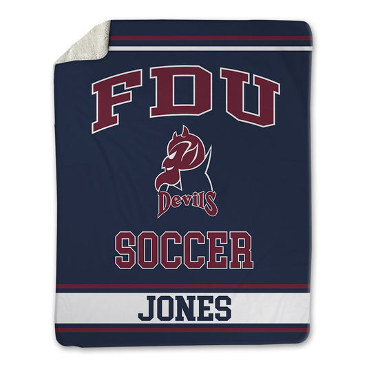 FDU Florham - NCAA Women's Soccer : Teagan Jones - Blanket-0