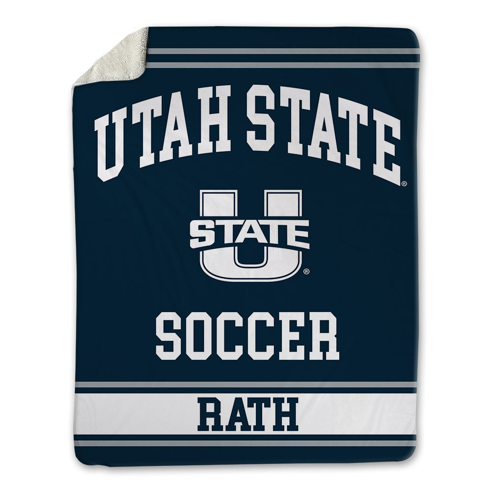 Utah State - NCAA Women's Soccer : Taylor Rath - Blanket-0