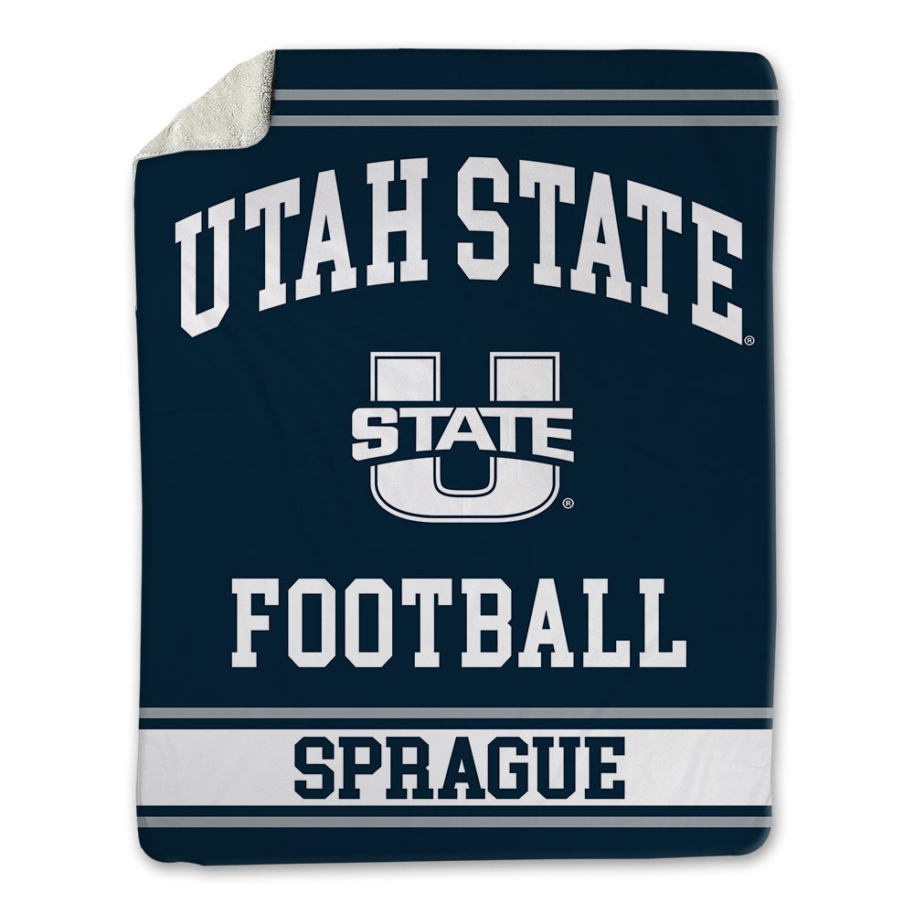 Utah State - NCAA Football : Dylan Sprague - Blanket-0