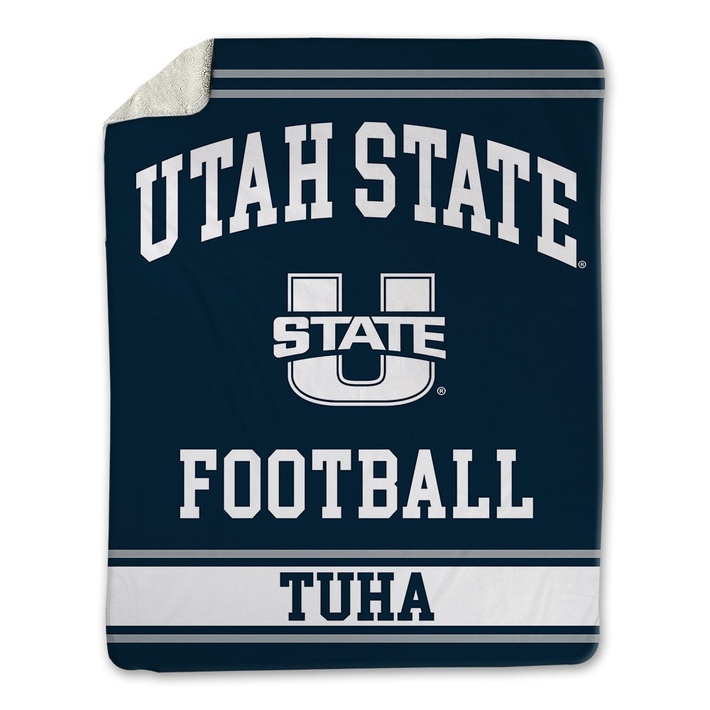 Utah State - NCAA Football : Tevita Tuha - Blanket-0