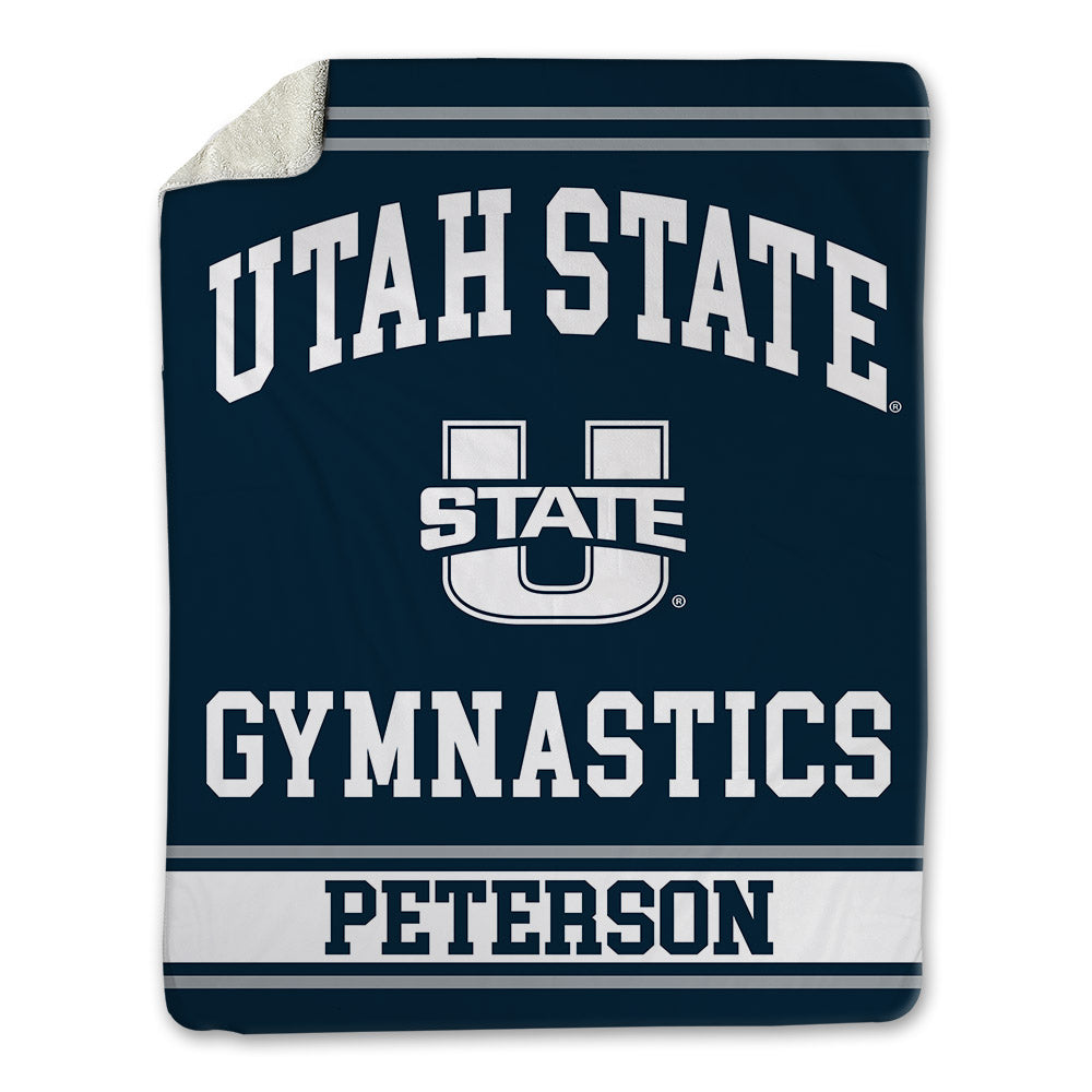 Utah State - NCAA Women's Gymnastics : Marley Peterson - Blanket-0