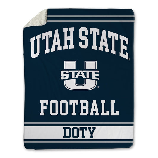 Utah State - NCAA Football : Charger Doty - Blanket-0