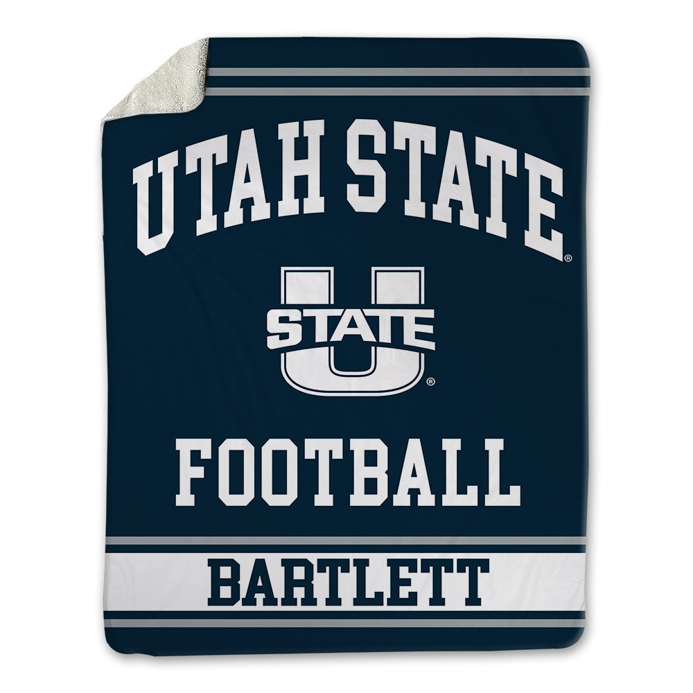 Utah State - NCAA Football : Kellen Bartlett - Blanket-0