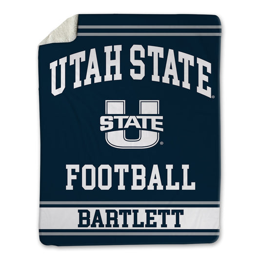 Utah State - NCAA Football : Kellen Bartlett - Blanket-0
