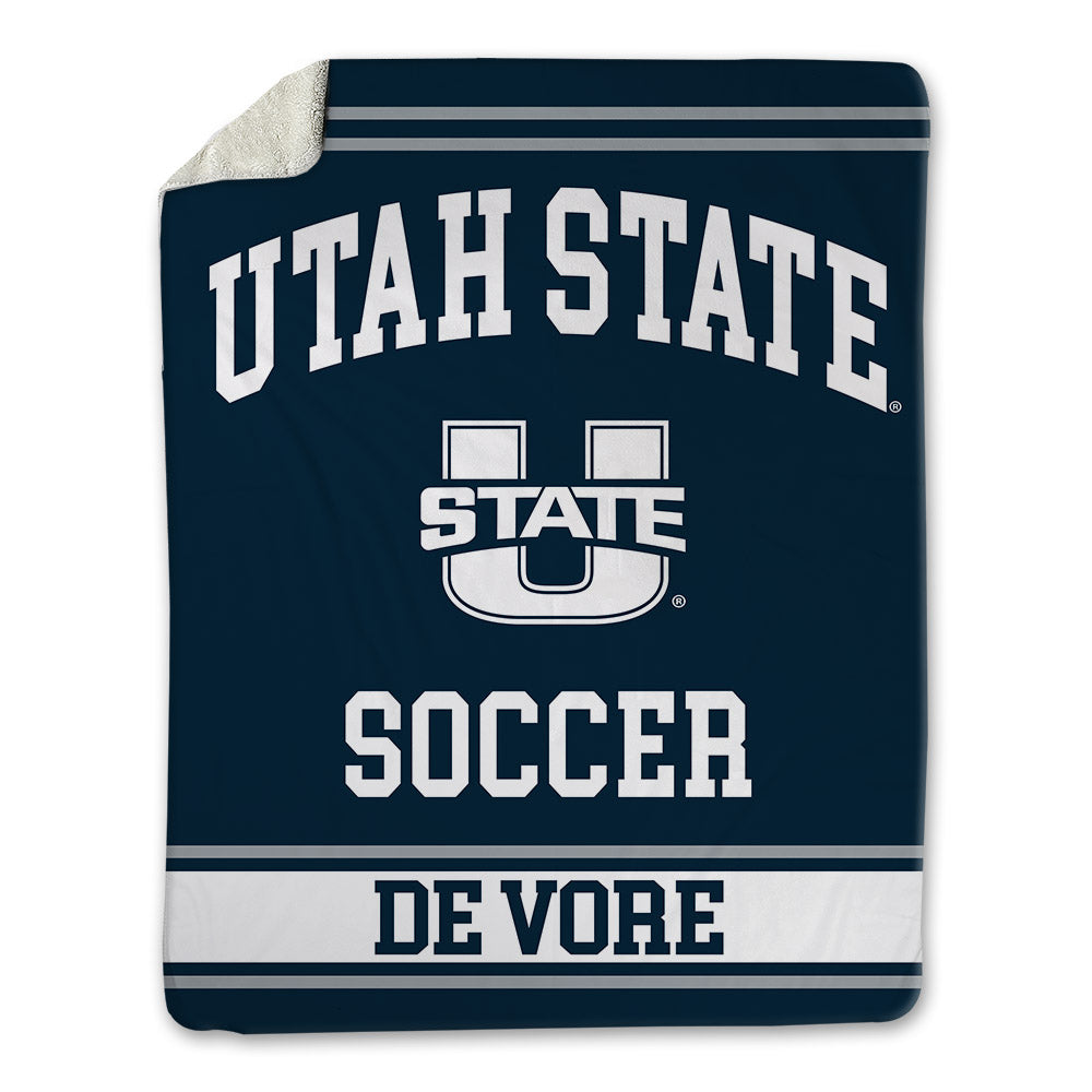 Utah State - NCAA Women's Soccer : Ayla De Vore - Blanket-0