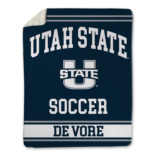 Utah State - NCAA Women's Soccer : Ayla De Vore - Blanket-0