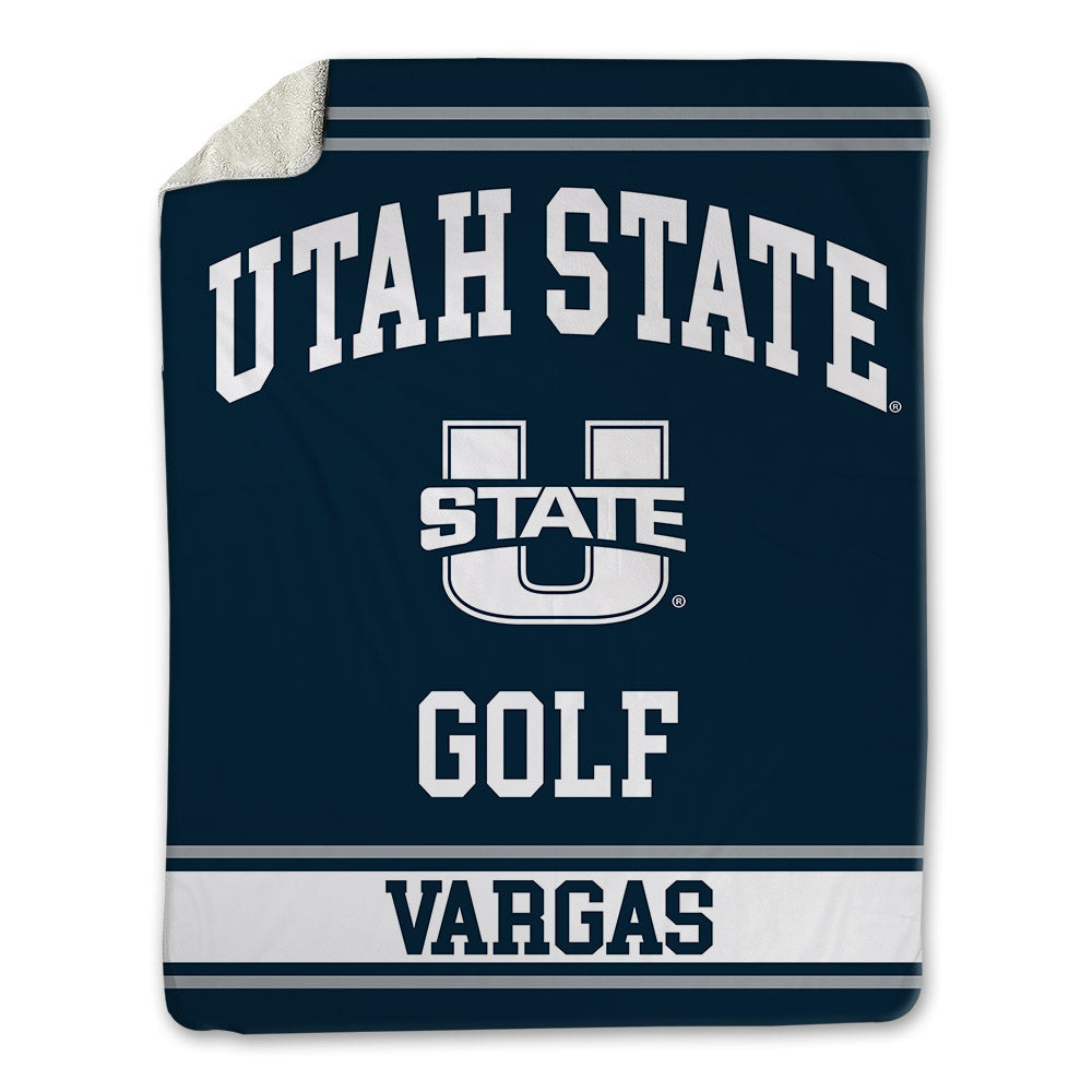 Utah State - NCAA Men's Golf : Diego Vargas - Blanket-0