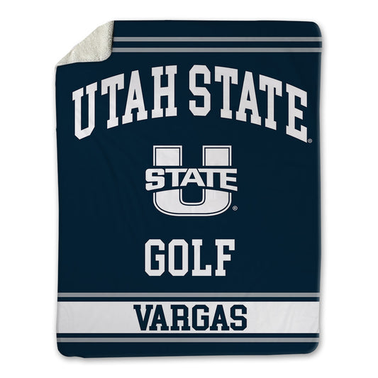 Utah State - NCAA Men's Golf : Diego Vargas - Blanket-0