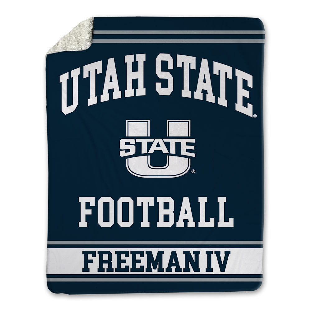 Utah State - NCAA Football : Robert Freeman IV - Blanket-0