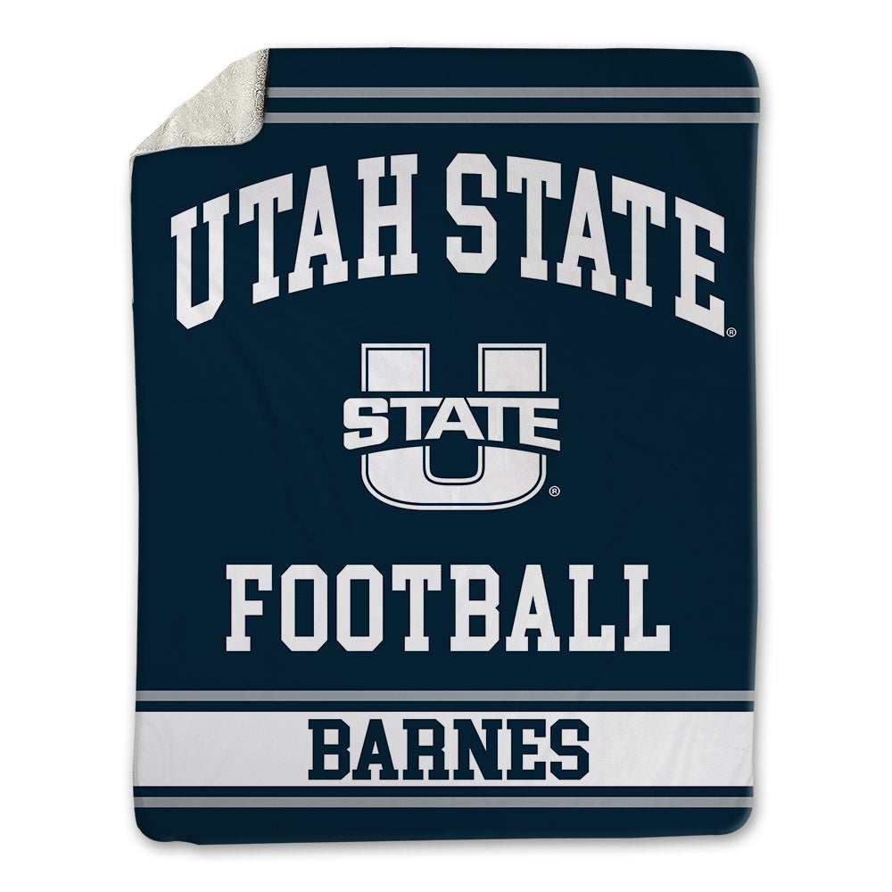 Utah State - NCAA Football : Blake Barnes - Blanket-0