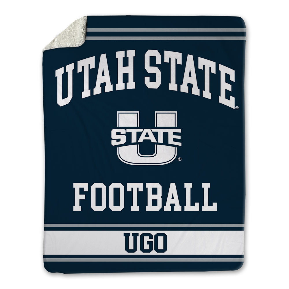 Utah State - NCAA Football : Courage Ugo - Blanket-0