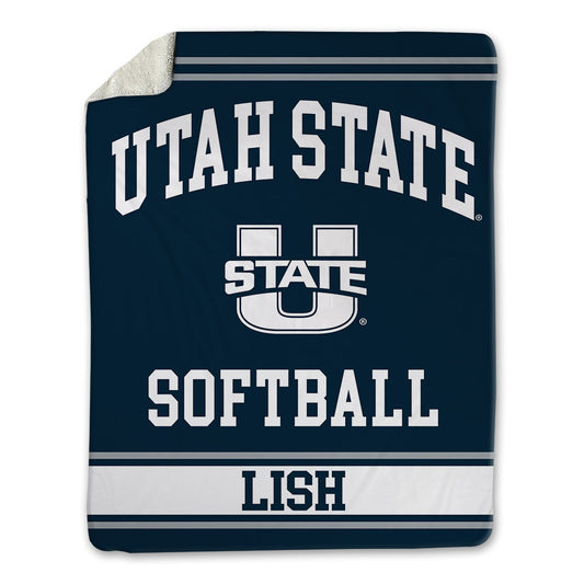 Utah State - NCAA Softball : Jordyn Lish - Blanket-0