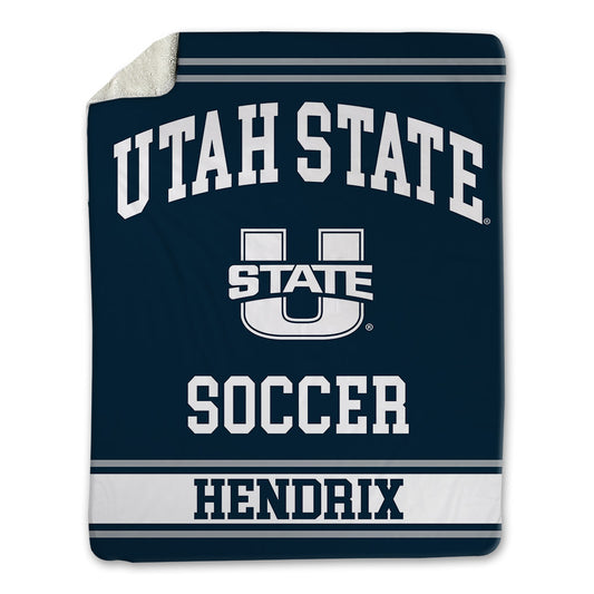Utah State - NCAA Women's Soccer : Ellie Hendrix - Blanket-0