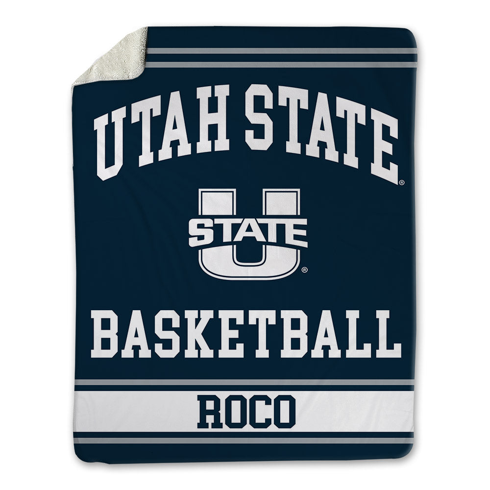 Utah State - NCAA Women's Basketball : Catalina Roco - Blanket-0