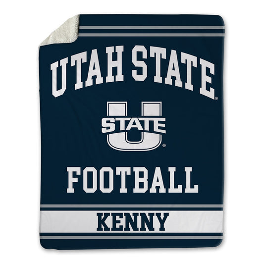 Utah State - NCAA Football : Odhran Kenny - Blanket-0