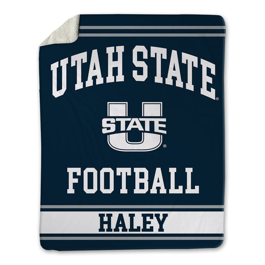 Utah State - NCAA Football : Tyler Haley - Blanket-0