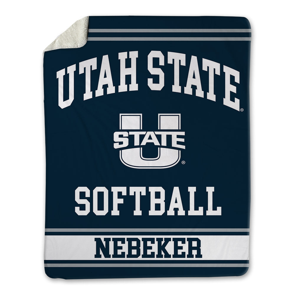 Utah State - NCAA Softball : Jakobi Nebeker - Blanket-0