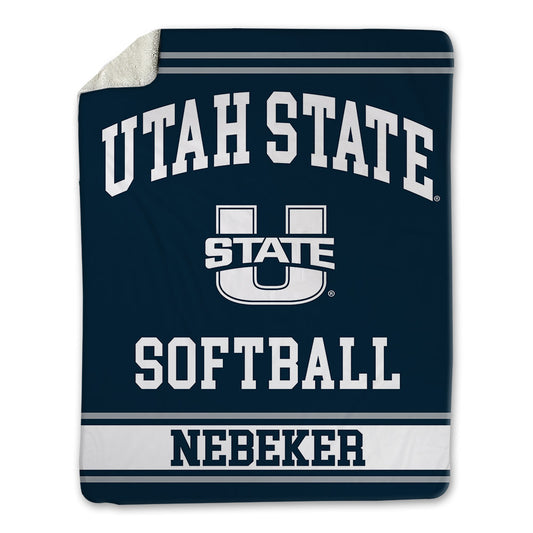 Utah State - NCAA Softball : Jakobi Nebeker - Blanket-0