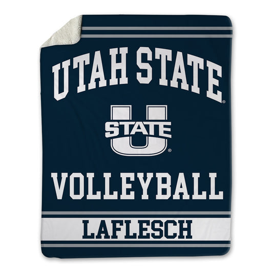 Utah State - NCAA Women's Volleyball : Lily LaFlesch - Blanket-0