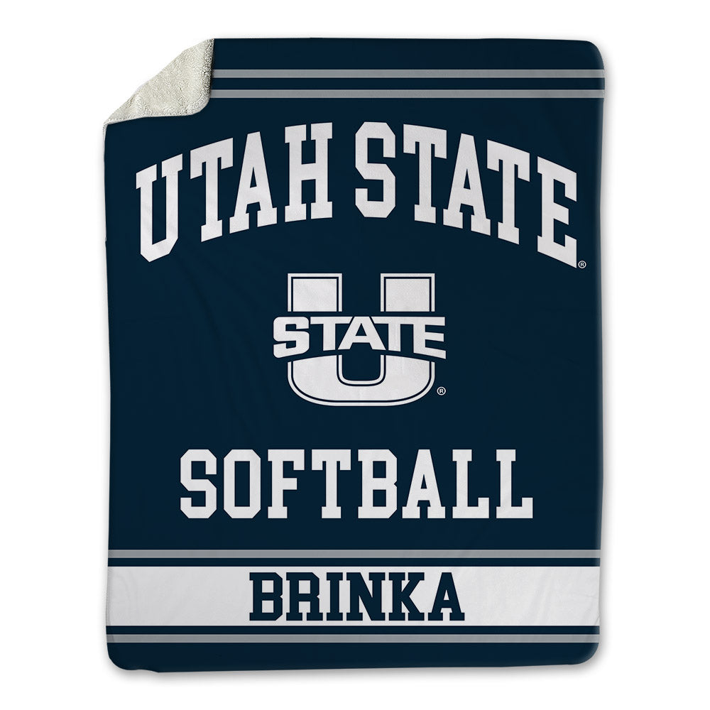 Utah State - NCAA Softball : Emmalyn Brinka - Blanket-0
