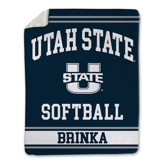 Utah State - NCAA Softball : Emmalyn Brinka - Blanket-0