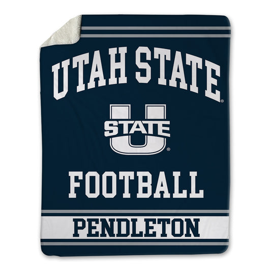 Utah State - NCAA Football : Jordan Pendleton - Blanket-0