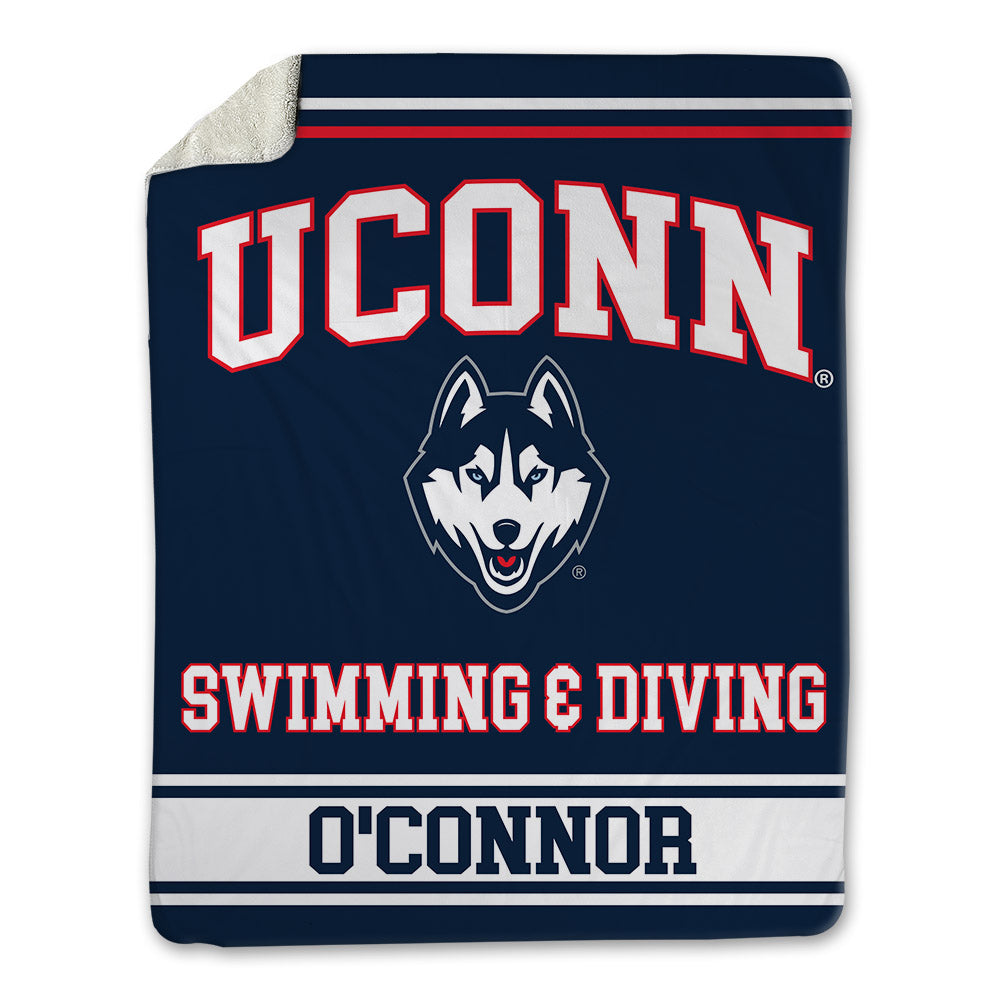 UConn - NCAA Women's Swimming & Diving : Kiersten O'Connor - Blanket-0