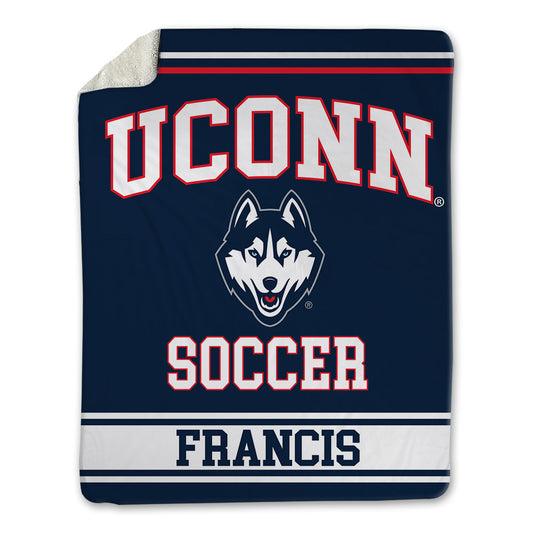 UConn - NCAA Men's Soccer : Sebastian Francis - Blanket-0