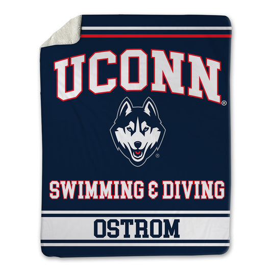 UConn - NCAA Women's Swimming & Diving : Darah Ostrom - Blanket-0