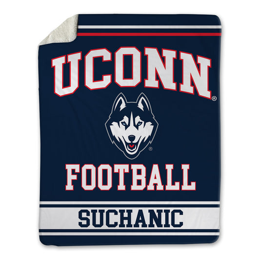 UConn - NCAA Football : Saxton Suchanic - Blanket-0