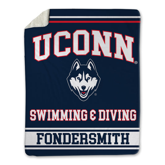 UConn - NCAA Women's Swimming & Diving : Julia Fondersmith - Blanket-0