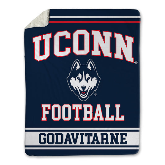 UConn - NCAA Football : Alex Godavitarne - Blanket-0