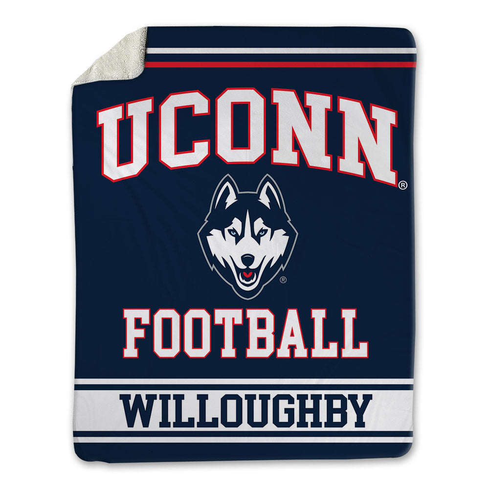 UConn - NCAA Football : Jediyah Willoughby - Blanket-0