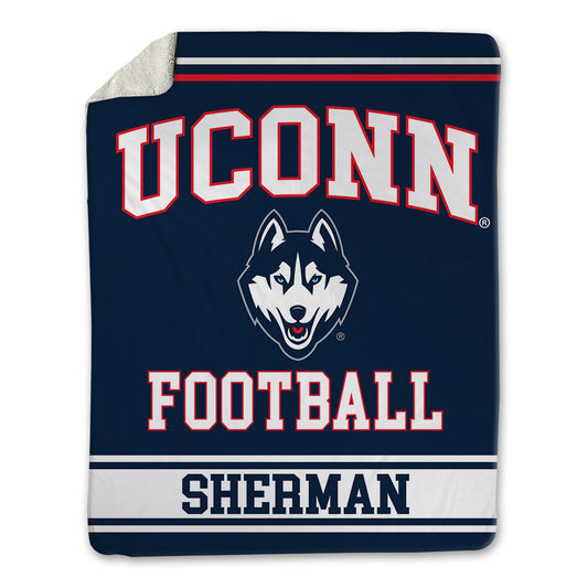 UConn - NCAA Football : Kvon Sherman - Blanket-0