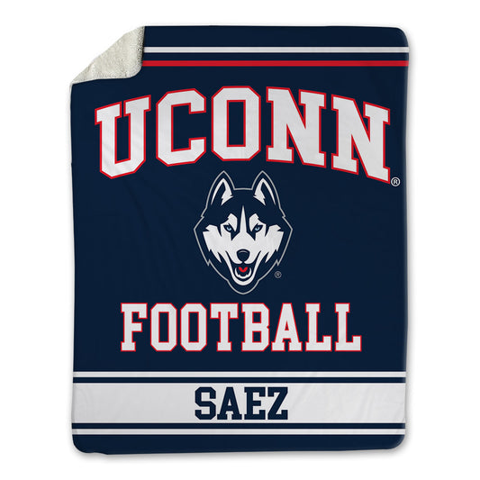 UConn - NCAA Football : Zakaih Saez - Blanket-0