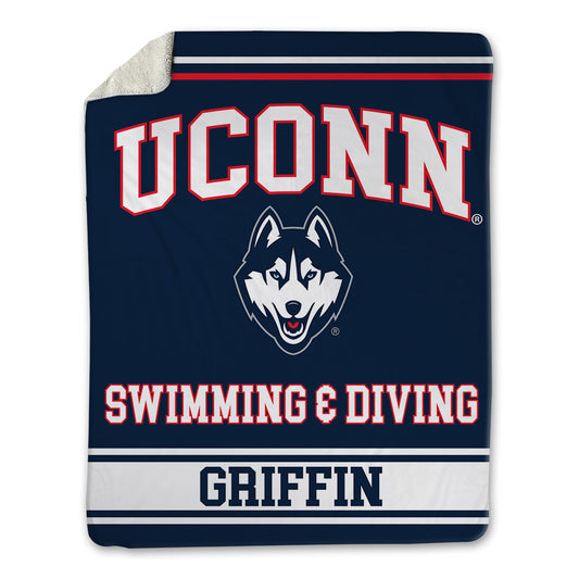 UConn - NCAA Women's Swimming & Diving : Zoey Griffin - Blanket-0
