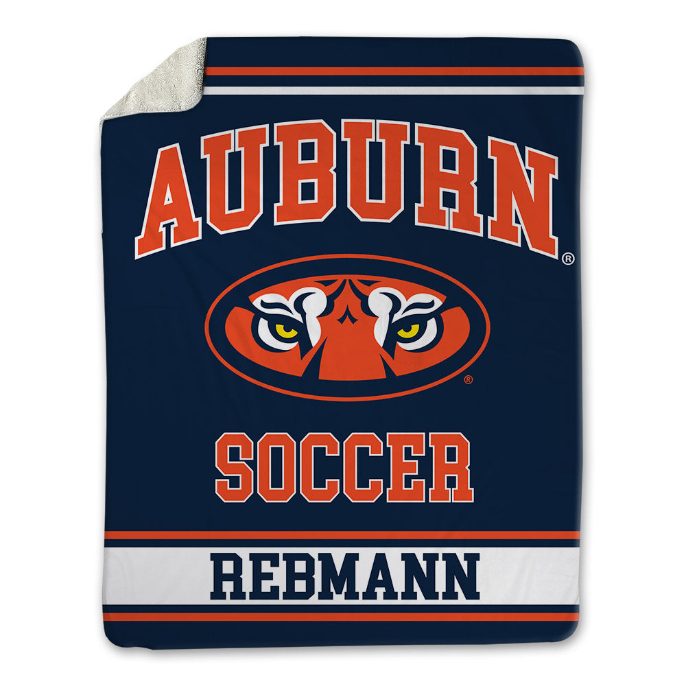Auburn - NCAA Women's Soccer : Ellie Rebmann - Blanket-0